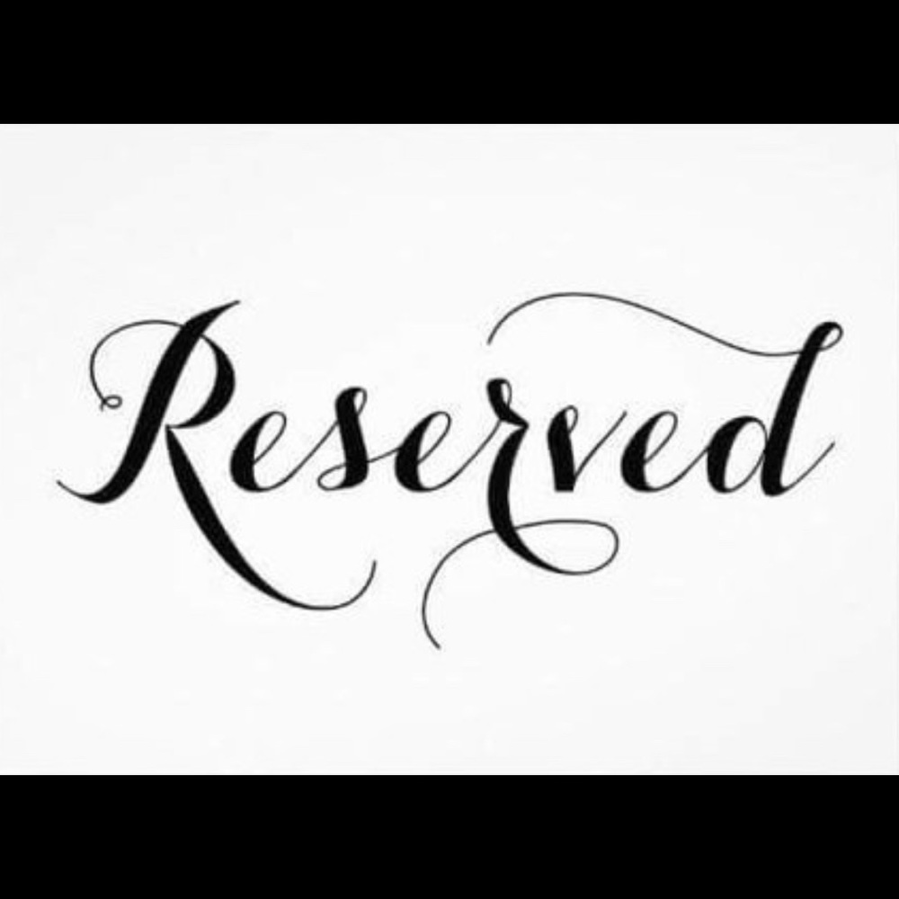 Reserved for @poshfun2018